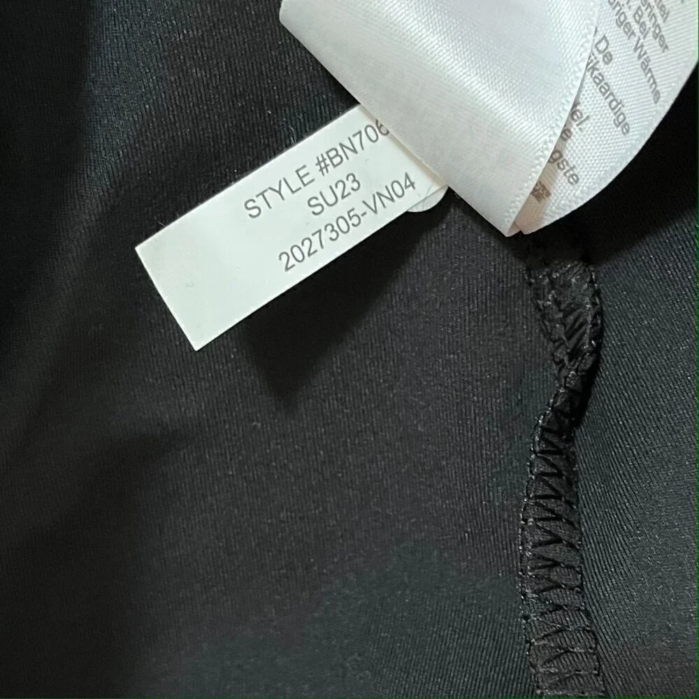 J Crew Racerback Active Dress Shorts Liner Size S Black Athletic Gym Workout NWT